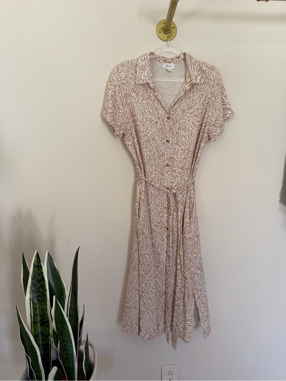 Animal print dress
